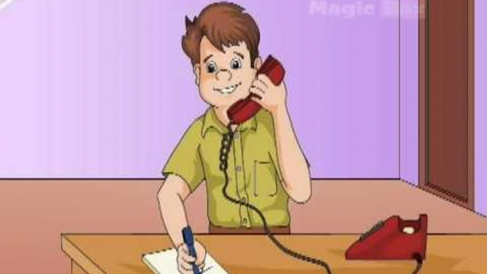 Manners On Telephone - Good Habits And Manners - Pre School Animated Videos For Kids