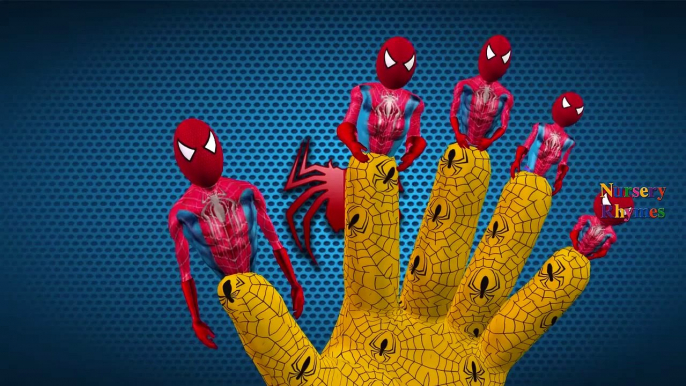 Finger Family Nursery Rhymes Spiderman Cartoons Hulk | Ironman Finger Family Children Nursery Rhymes