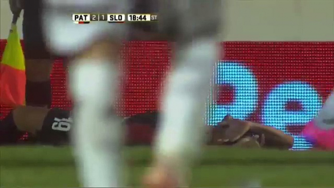 Gol de Ortigoza. Patronato 2 - San Lorenzo 2. Fecha 1. Primera División 2016.