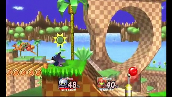 SSBB - Meta Knight Vs Samus Aran