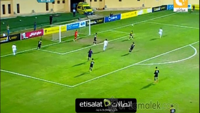 هدف الزمالك الاول | باسم مرسى| الزمالك 1-1 وادى دجله| الدورى المصرى الممتاز 2015/2016| الاسبوع ، الثامن عشر