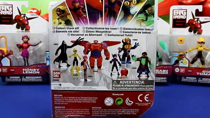 Disney Big Hero 6 Toy Characters Baymax Fred Wasabi Go Go Tomago Hiro Hamada Yokai Honey L