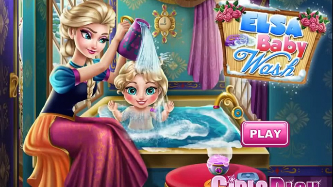 Disney Frozen Games - Elsa Baby Wash – Best Disney Princess Games For Girls And Kids