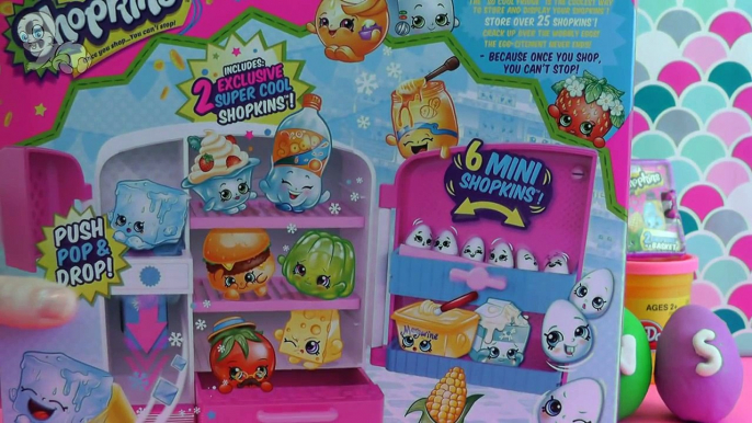 Shopkins Season 3 Metallic So Cool Fridge Refrigerator Toy Playset with MY Little Pony Fas