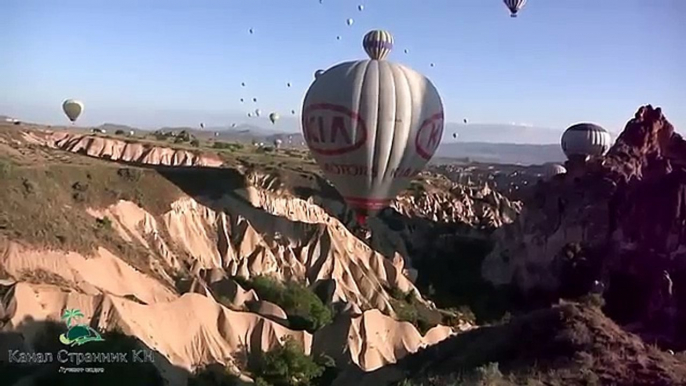 Каппадокия Турция  Нереальная сказочная картина созданная ПРИРОДОЙ