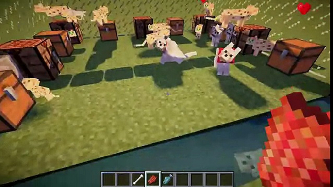 Funny cats and dogs compilation - Minecraft style