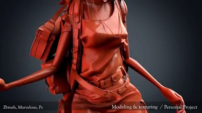 CGI and VFX Showreels 3D Character Modeling Reel