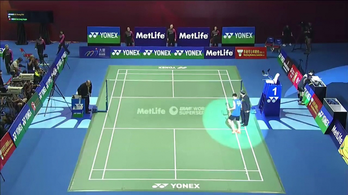 Yonex Sunrise Hong Kong Open 2015 | Badminton SF M2-MS | Lee Chong Wei vs Ng Ka Long Angus
