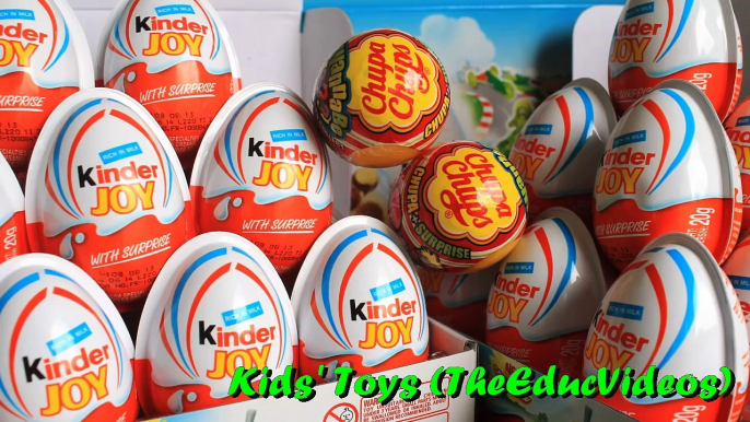 Kinder Surprise Eggs: 20+ Kinder Joy Surprise Eggs Toy Cars Chupa Chups Surprise Toys