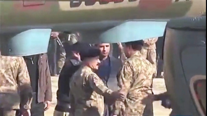 General Raheel Special Landing in Charsada KPK Pakistan