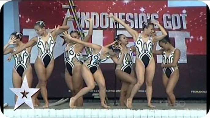 Great Synchronized Swimming-Jakarta Synchronized Swimming Senior-Audition 2 - Indonesia's Got Talent