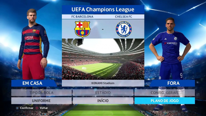 BARCELONA x CHELSEA - UEFA CHAMPIONS LEAGUE [PES 2016]