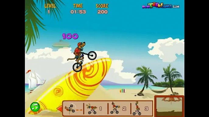 Scooby Doo BEACH BMX cartoon network (FULL HD)