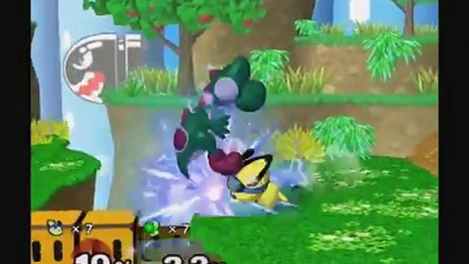 Pichu Vs Yoshi - Now Where Did That Dinosaur Go - Super Smash Bros Melee