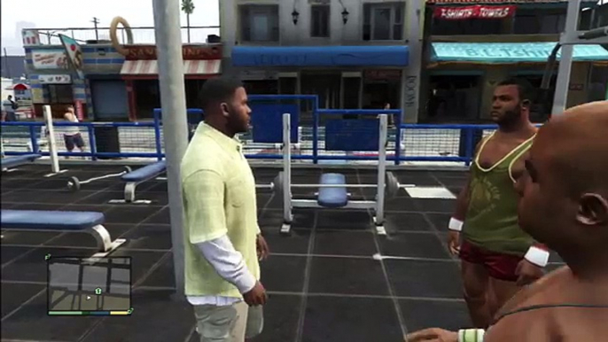 GTA 5 - Angry Bodybuilders - Gyaku Ryona Male on male (gay oriented)