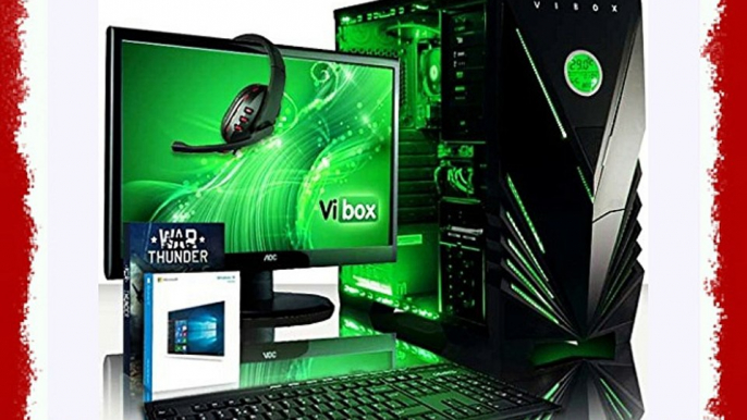 VIBOX Ultra Paquete 11W - 3.8GHz Quad Core Gamer Gaming PC Desktop PC Ordenador de sobremesa