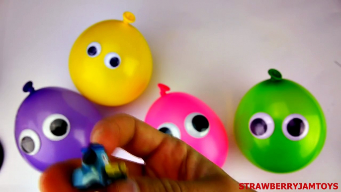 Balloon Surprise Eggs! Minions Cars 2 Shopkins Tom and Jerry Thomas and Friends by StrawberryJamToys