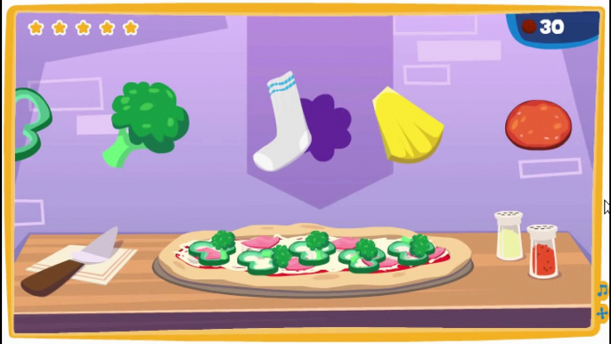 Justin Time Pizza Party Animation Sprout PBS Kids Game Play Walkthrough