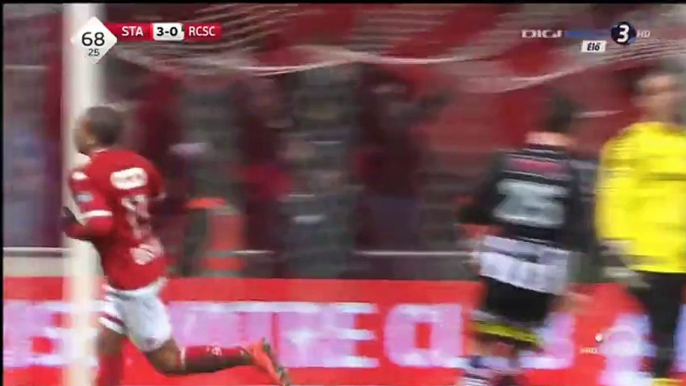 3-0 Aly Ndom Goal - Standard Liège 3-0 Sporting Charleroi