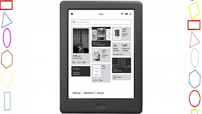 Kobo Glo HD - E-Reader (Micro-USB E Ink 802.11b 802.11g 802.11n 1448 x 1072 Pixeles CBR CBZ