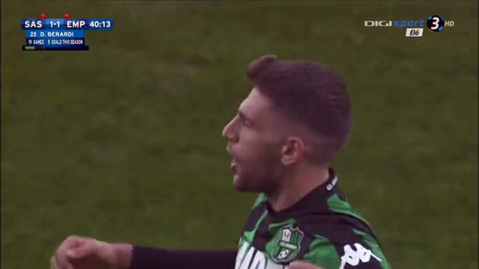 Domenico Berardi Goal HD – Sassuolo 1-1 Empoli Serie A 21.02.2016