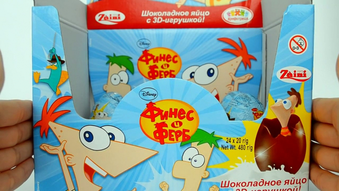 Финес и Ферб шоколадный сюрприз + конкурс. Часть 4. Phineas and Ferb surprise eggs. Part 4