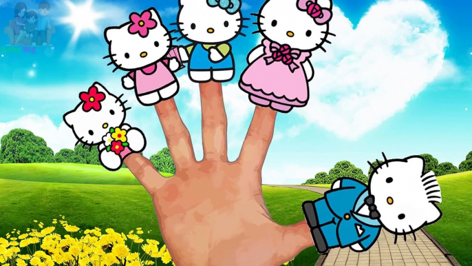 Hello Kitty Finger Family Nursery Rhymes Lyrics