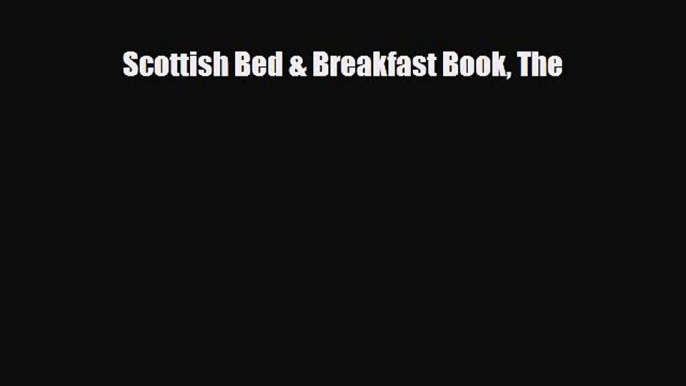 Download Scottish Bed & Breakfast Book The Ebook
