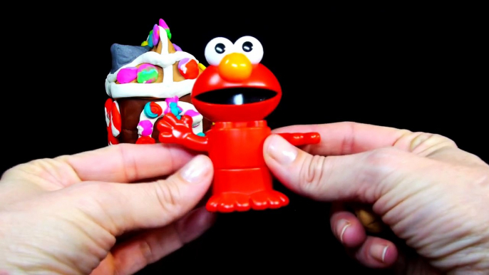 Sesame Street Elmo Play Doh Gingerbread Girl Princess Play Dough Tutorial Elmos Lego Duplo DIY