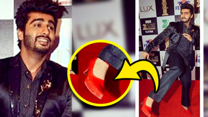 (VIDEO) Arjun Kapoor Wears RED Hot High Heels | Zee Cine Awards 2016