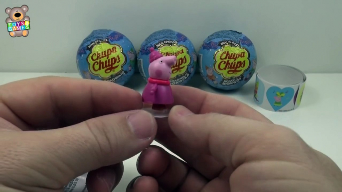 Peppa pig Chupa Chups bolas sorpresa juguetes peppa pig Chupa Chups boules surprises jouets ❤️