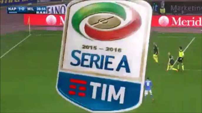 Napoli 1-1 AC Milan Highlights HD Serie A 22.02.2016