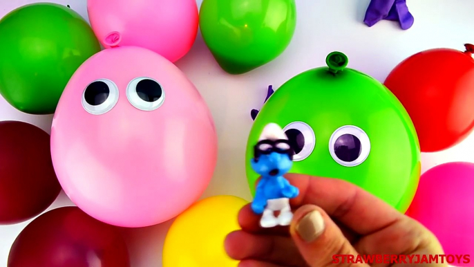 Balloon Surprise Eggs! Cars 2 Shopkins My Little Pony Iron Man Spongebob by StrawberryJamToys