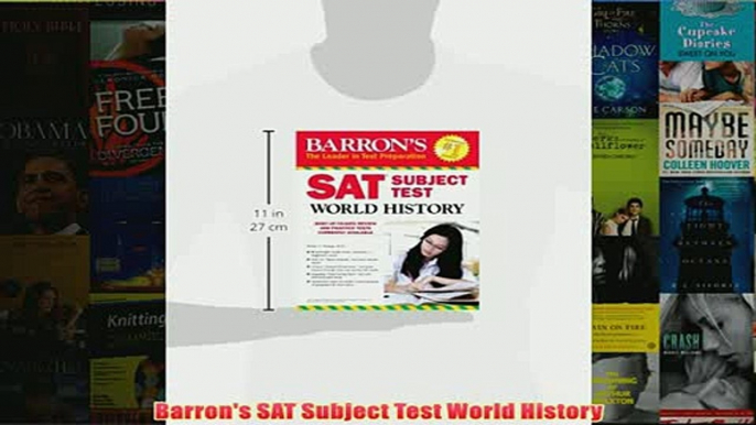 Download PDF  Barrons SAT Subject Test World History FULL FREE