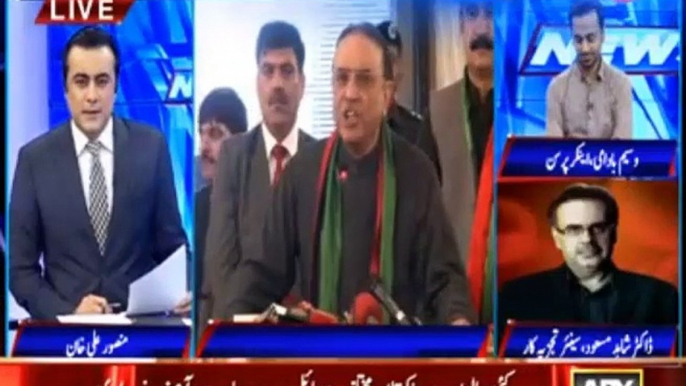 Dr Shahid Masood analysis on Zardari's recent U-turn regarding Army Chief