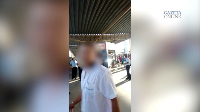 Passageiro denuncia agressão de motorista no Terminal de Itaparica, em Vila Velha