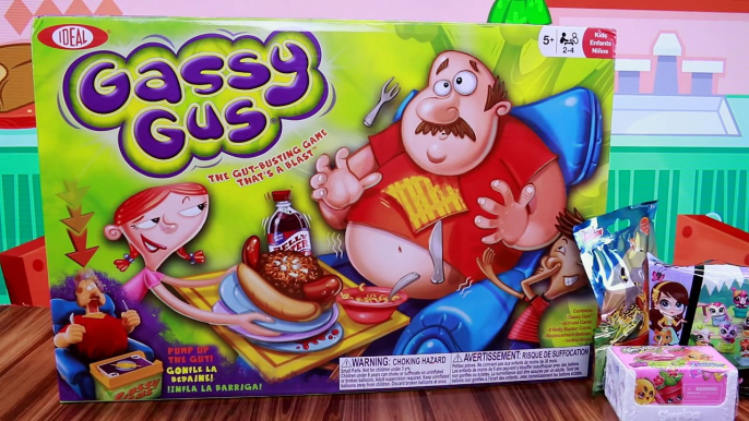 Gassy Gus Tooted Board Game Challenge ❤ Farting Man Family Fun Night Toy for Kids