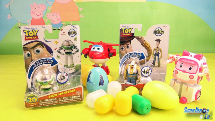 Hatch n Heroes Toy Story Buzz lEclair Woody jouets transformables en français 4k Buzz Lightyear