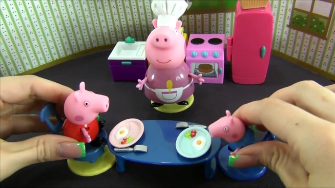 Peppa Pig en français. Peppa Pig avec George visitent leur mémé. Le petit chaperon rouge et Peppa