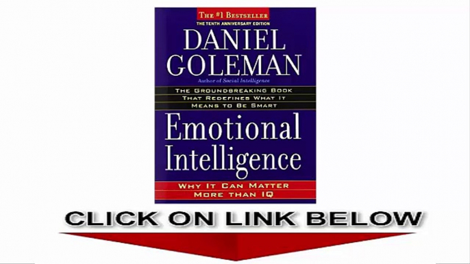 Emotional Intelligence, Why It Can Matter More Than IQ