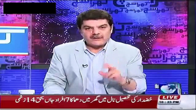 Mubashir Luqman Bashing & Threatening Shahzaib Khanzada on His Statement