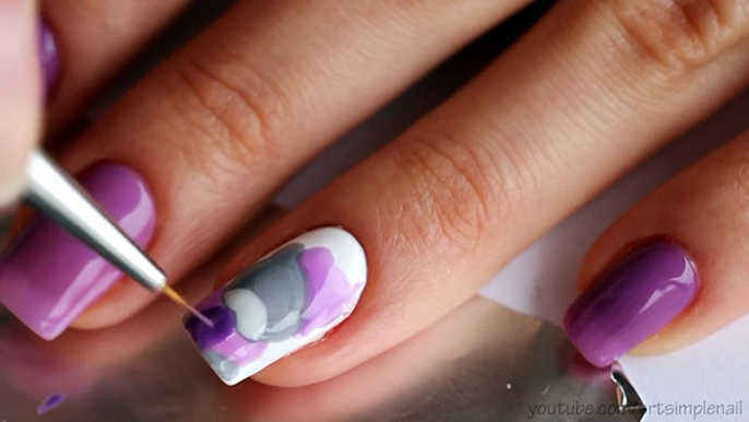 Мишка Тедди роспись гель лаком. Дизайн ногтей с термо гель лаком - TEDDY Nail Art