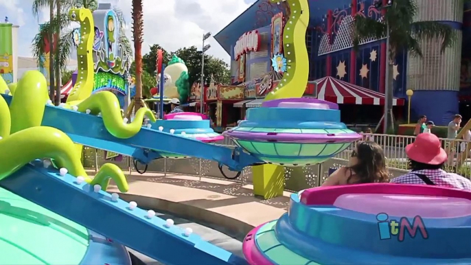 Kang and Kodos Twirl n Hurl POV in The Simpsons Springfield at Universal Orlando