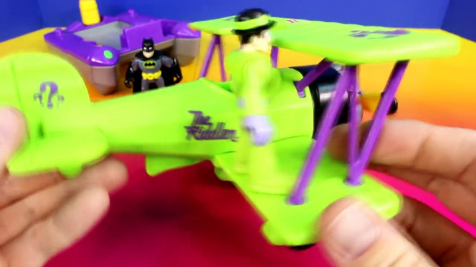 Imaginext Batman & Riddler Bi Plane With Raft Joker Battles DC Batman Just4fun290