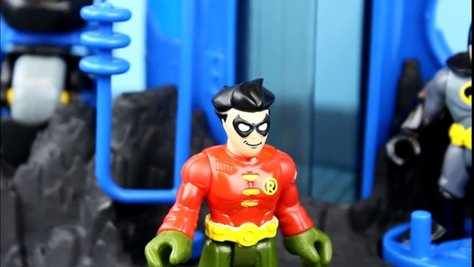 Imaginext Batman Playset The Joker & Bane take Robin Batman saves Robin