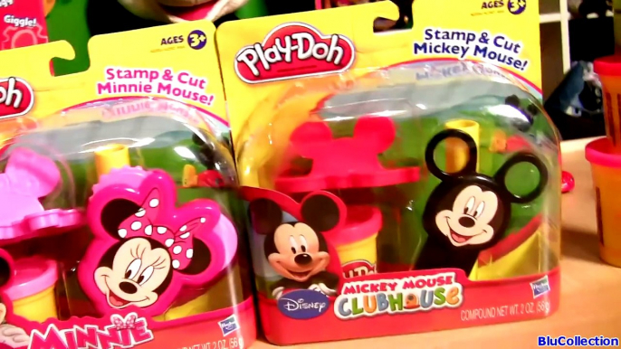 Play Doh Mickey & Minnie Stamp & Cut Mickey Mouse Clubhouse Disney Junior Channel by BluToys