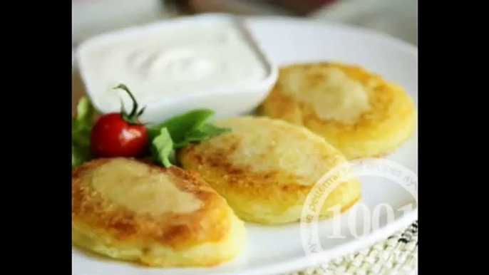 Картофельные котлеты с мясной начинкой