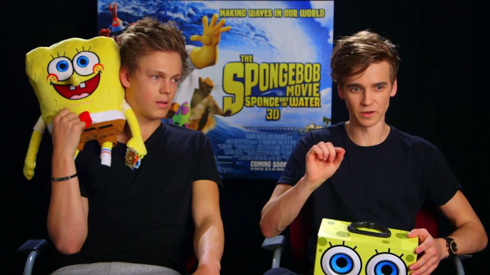 Joe Sugg & Caspar Lee Interview - The Spongebob Movie Sponge Out Of Water