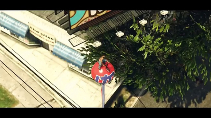 GTA 5 BMX - FIGURE DE THUG dans la STREET !