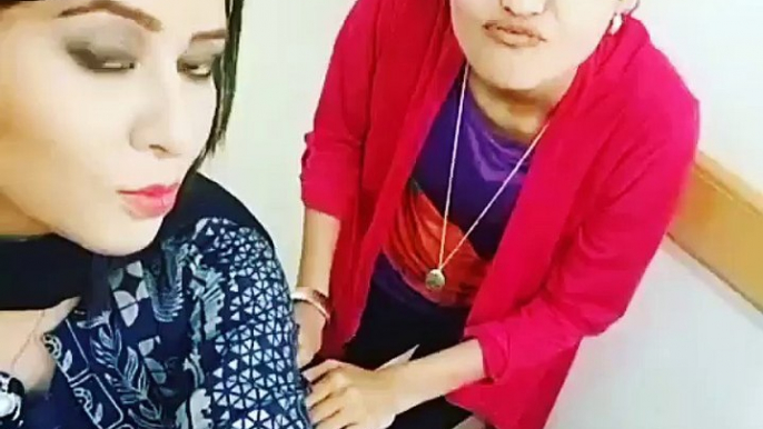 Rabia anum dubsmash on Indian movie